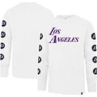 47 Men's 2022-23 City Edition Los Angeles Lakers White Backer T-Shirt