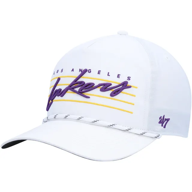 Lids Los Angeles Lakers Album Cover Snapback Hat - Cream/Black