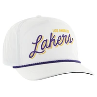 Casquette ajustable Fairway Hitch brrr des Los Angeles Lakers '47 blanche pour hommes