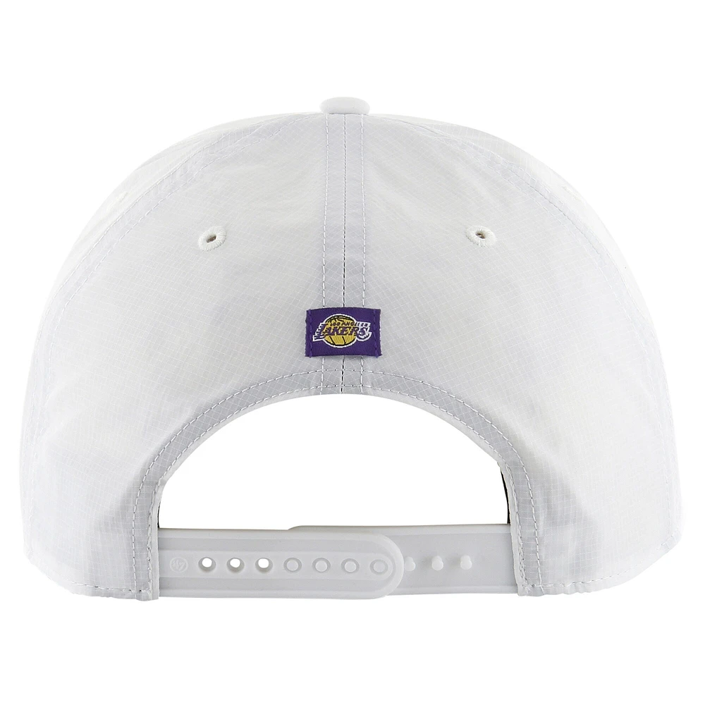 Casquette ajustable Fairway Hitch brrr des Los Angeles Lakers '47 blanche pour hommes
