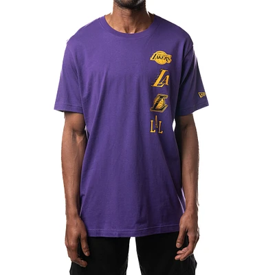 V107985 LAKERS NWC HO23 NBA Hommes City Edition SS Tee TEEMENSCC