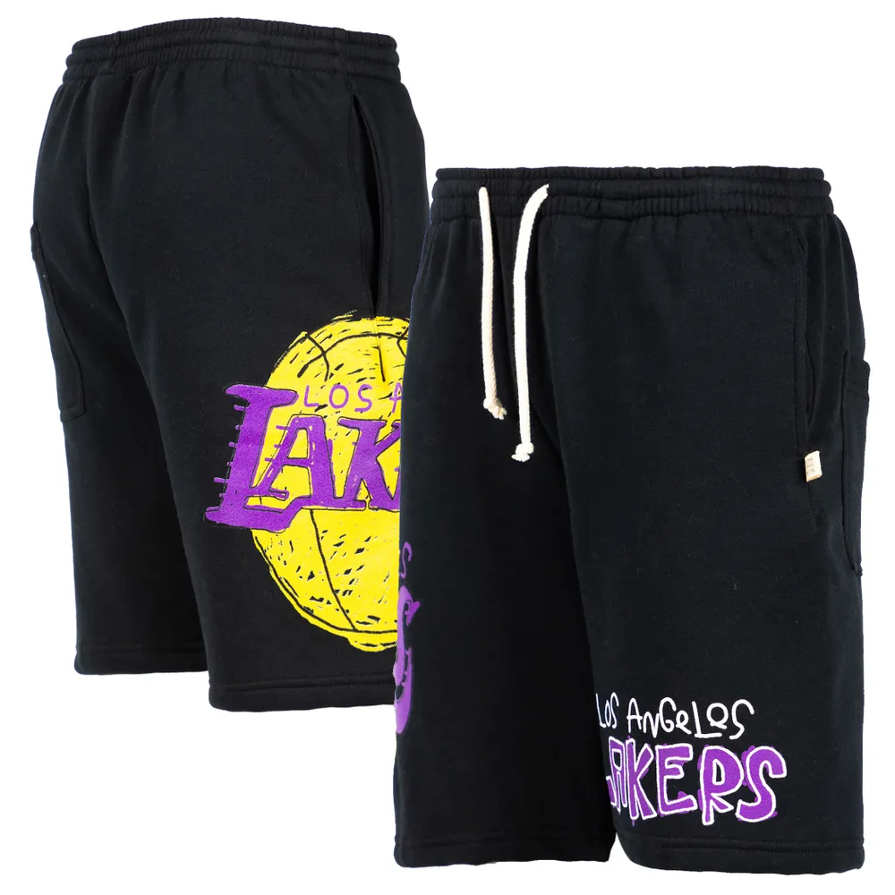 Women's Concepts Sport White Los Angeles Lakers Sunray Shorts Size: Small