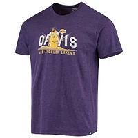 T-shirt graphique Anthony Davis Los Angeles Lakers Player pour homme violet