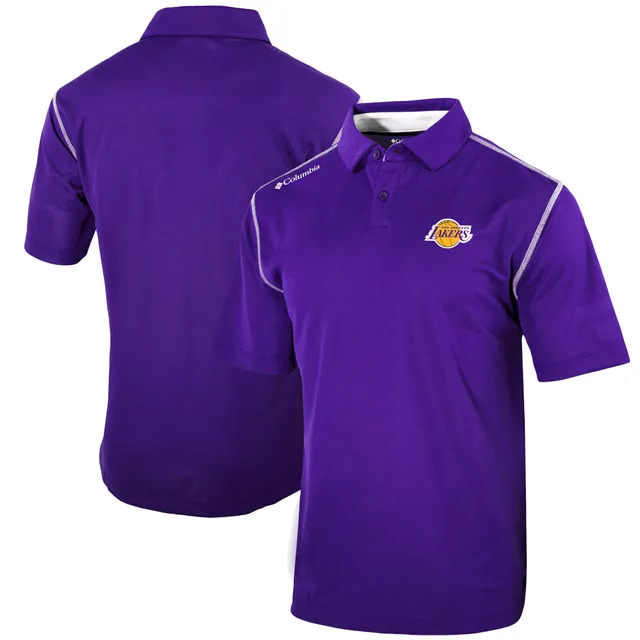 Men's Antigua Purple/White Los Angeles Lakers Esteem Polo Size: Medium