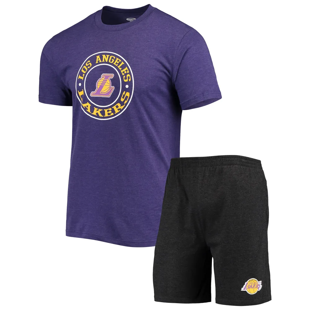 Lids Los Angeles Lakers Fanatics Branded Big & Tall Graphic Shorts - Purple