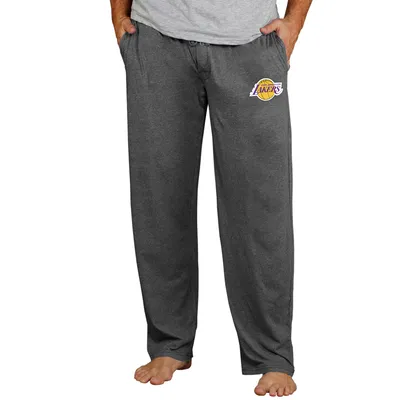 Los Angeles Lakers Concepts Sport Quest Knit Lounge Pants - Charcoal