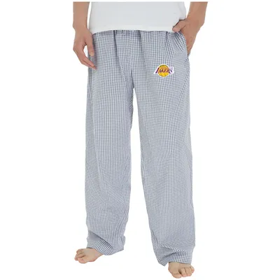 Los Angeles Lakers Concepts Sport Tradition Woven Pants - Gray/White