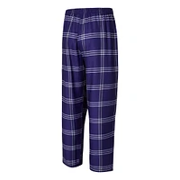 Men's Concepts Sport Purple/Gray Los Angeles Lakers Petition Long Sleeve T-Shirt and Plaid Pant Set