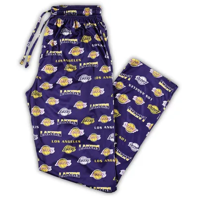 Los Angeles Lakers Concepts Sport Big & Tall Breakthrough Sleep Pants - Purple