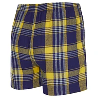 Men's Concepts Sport Purple Los Angeles Lakers Region Flannel Boxer Short