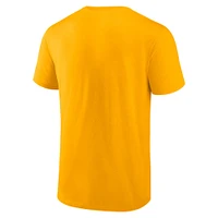 Fanatics Anthony Davis Gold Los Angeles Lakers Nom et numéro T-shirt pour hommes