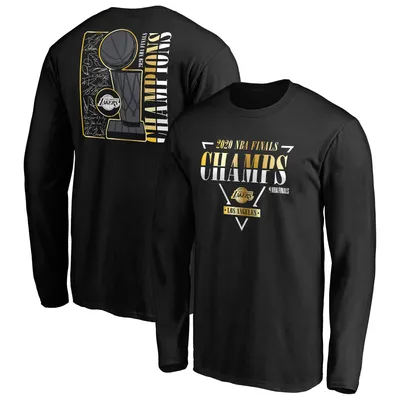 Los Angeles Lakers Fanatics Branded 2020 NBA Finals Champions Believe The Game Signature Long Sleeve T-Shirt - Black