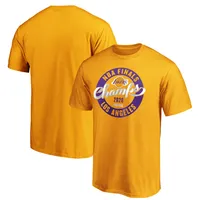 Men's Fanatics Branded Gold Los Angeles Lakers 17-Time NBA Finals Champions Always Prepared T-Shirt
