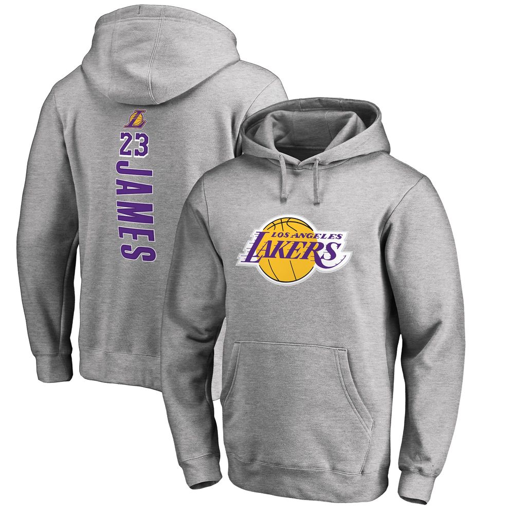 Fanatics Backer Name & Number LeBron James Los Angeles Lakers Tee S