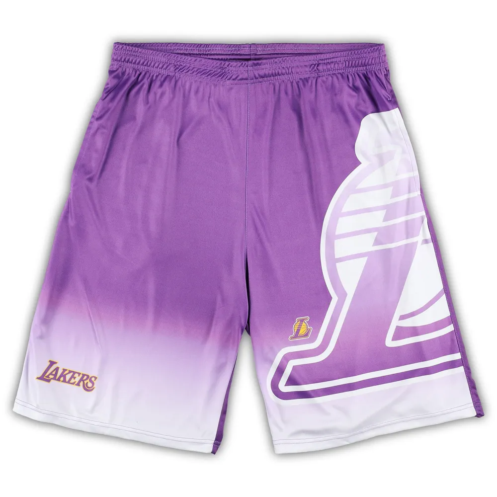 Lids Los Angeles Lakers Fanatics Branded Big & Tall Graphic Shorts - Purple