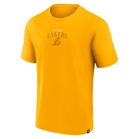 Men's Fanatics Gold Los Angeles Lakers Crossover Collection Full Court Press T-Shirt