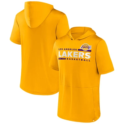 T-shirt à capuche Fanatics Gold Los Angeles Lakers Possession pour hommes