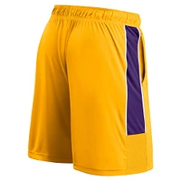 Short Fanatics Gold Los Angeles Lakers Win the Match pour hommes