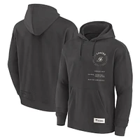 Men's Fanatics Gray Los Angeles Lakers Future Ground Info Elements Premium Pullover Hoodie