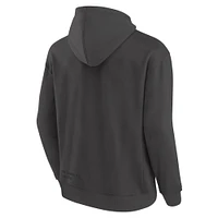 Men's Fanatics Gray Los Angeles Lakers Future Ground Info Elements Premium Pullover Hoodie