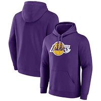 Men's Fanatics  Purple Los Angeles Lakers Primary Logo Pullover Hoodie