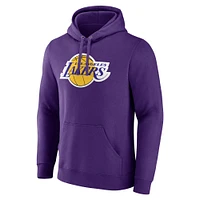 Men's Fanatics  Purple Los Angeles Lakers Primary Logo Pullover Hoodie