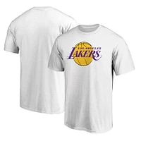 T-shirt blanc avec logo de l'équipe principale des Los Angeles Lakers Fanatics pour hommes