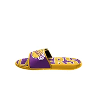 Men's FOCO Los Angeles Lakers Logo Gel Slide Sandals