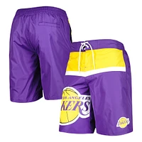 Maillot de bain G-III Sports by Carl Banks violet Los Angeles Lakers Sea Wind pour homme