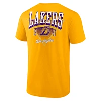 Men's Gold Los Angeles Lakers Never Over T-Shirt