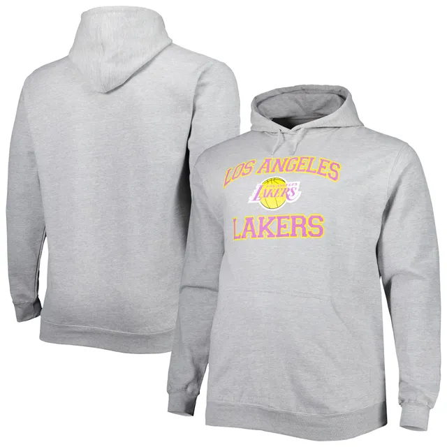 Men's New Era Black Los Angeles Lakers 2021/22 City Edition Big & Tall  Pullover Hoodie