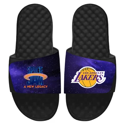 Los Angeles Lakers ISlide Space Jam 2 Galaxy Slide Sandals - Black