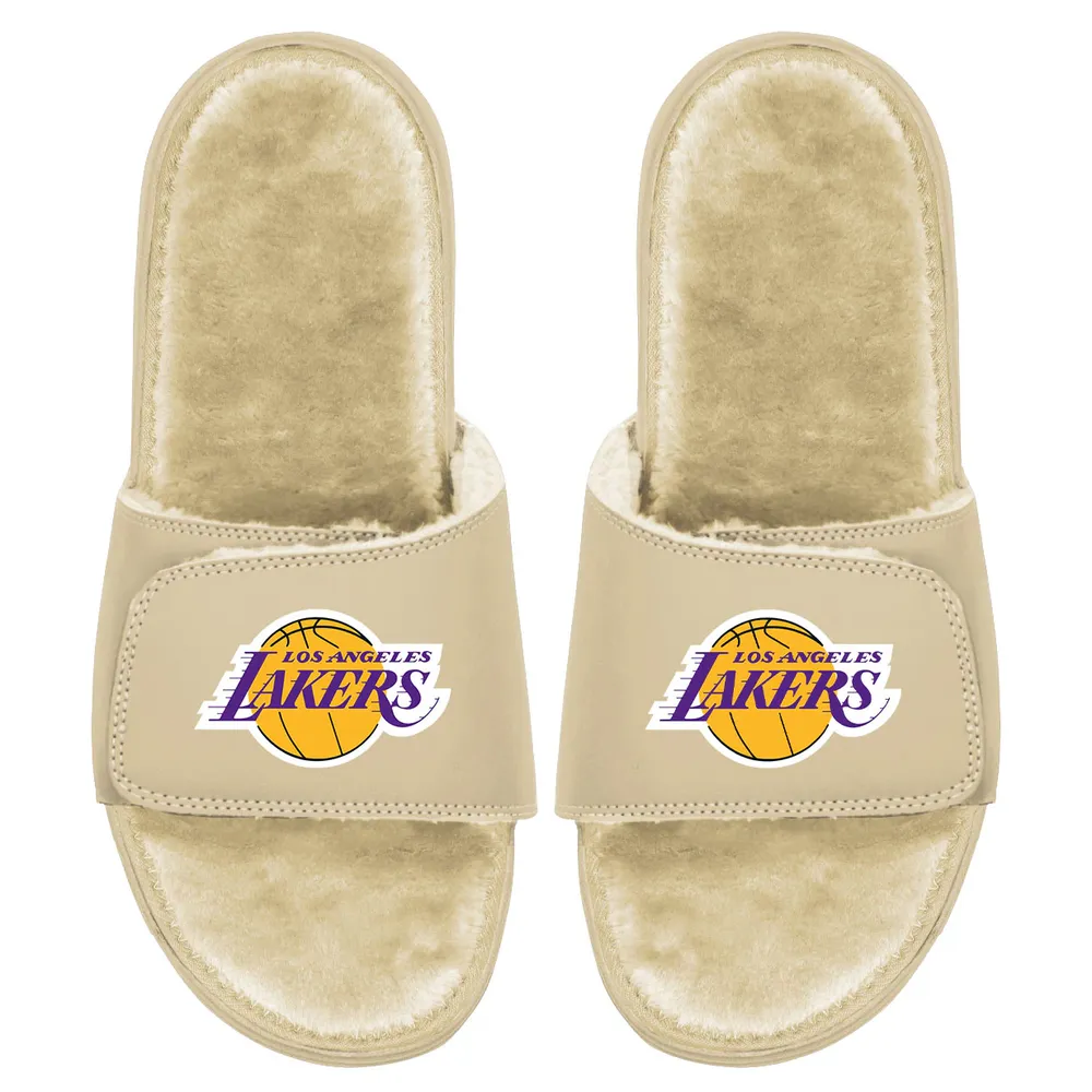 Lids Los Angeles Lakers ISlide Dune Faux Fur Slide Sandals - Tan