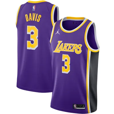 Youth Nike Anthony Davis Gold Los Angeles Lakers Swingman Jersey - Icon  Edition