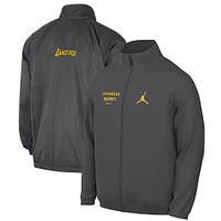 Veste zippée intégrale Jordan Brand Los Angeles Lakers Courtside Statement Edition Jumpman Jam pour homme, grise