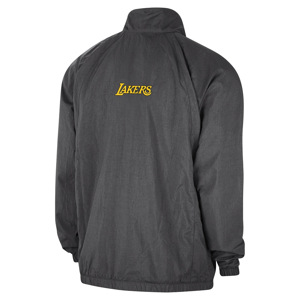 Veste zippée intégrale Jordan Brand Los Angeles Lakers Courtside Statement Edition Jumpman Jam pour homme, grise