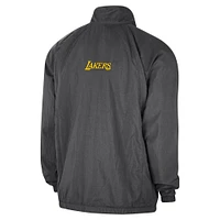 Veste zippée intégrale Jordan Brand Los Angeles Lakers Courtside Statement Edition Jumpman Jam pour homme, grise