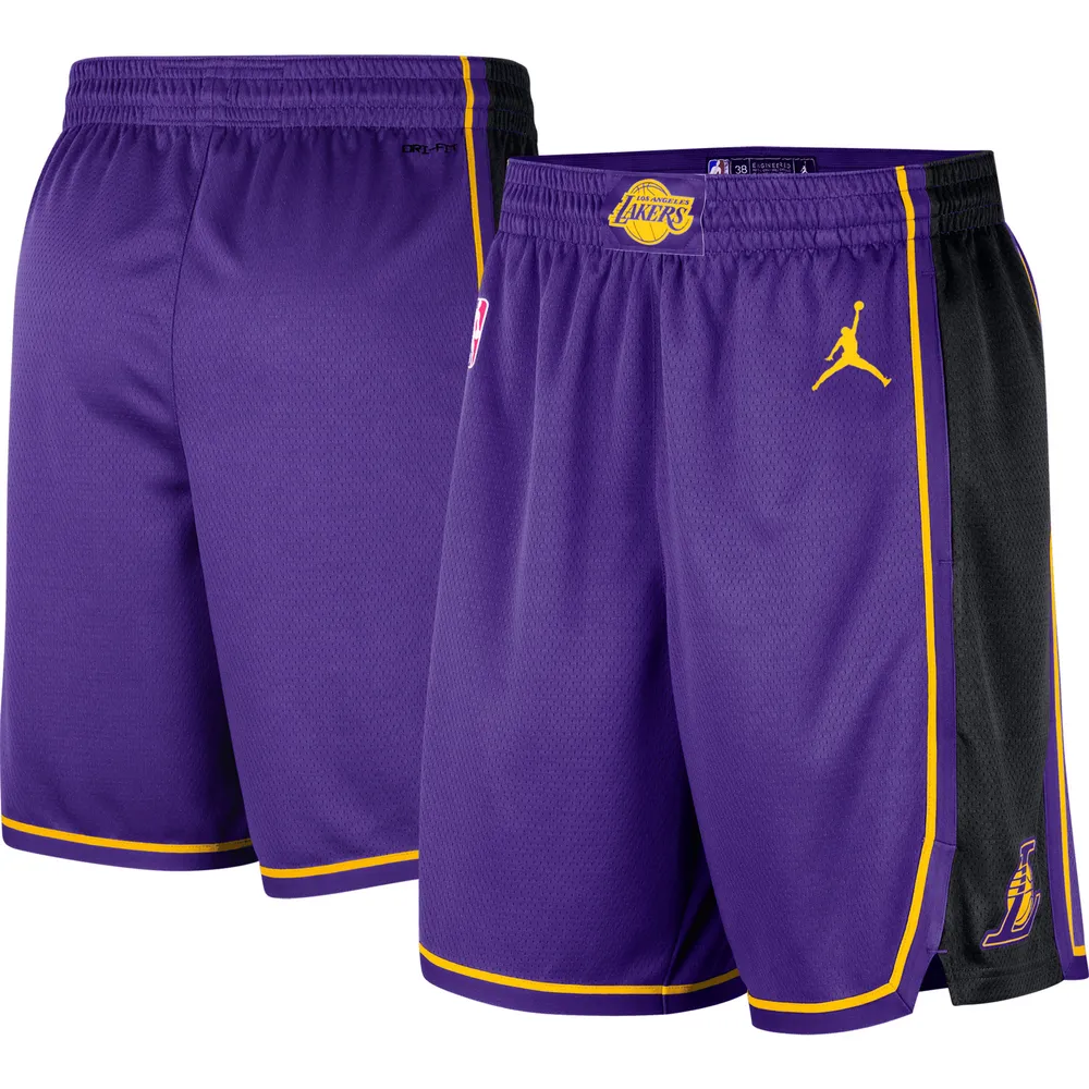 Nike Men's 2022-23 City Edition Los Angeles Lakers White Dri-Fit Swingman Shorts, XL