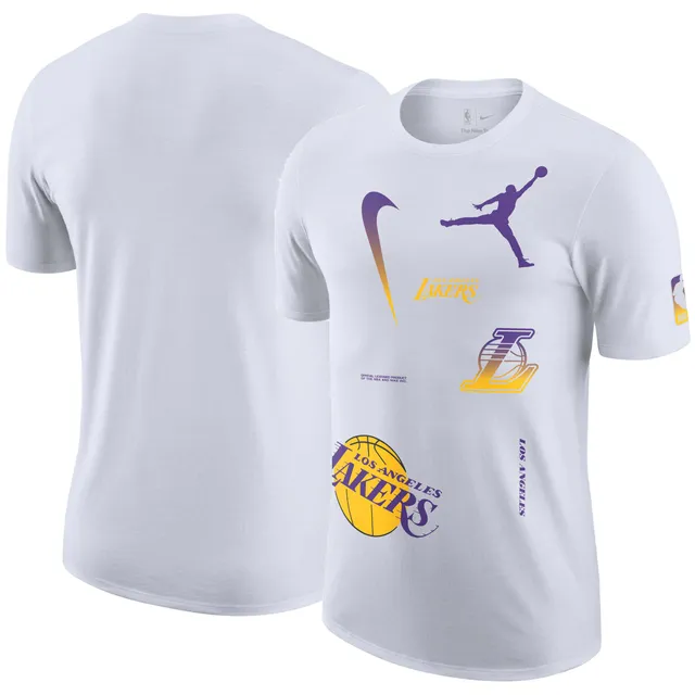 Men's Fanatics Branded Purple Los Angeles Lakers Primary Team Logo T-Shirt