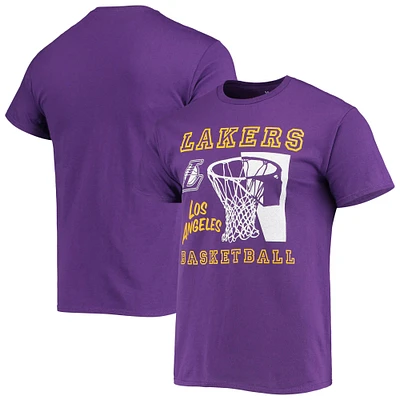 T-shirt Slam Dunk Los Angeles Lakers violet pour homme de la malbouffe