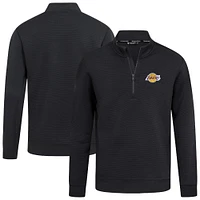 Pull noir à fermeture éclair quart de tour Accolade Cushion pour homme Levelwear Los Angeles Lakers