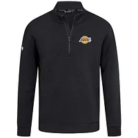 Pull noir à fermeture éclair quart de tour Accolade Cushion pour homme Levelwear Los Angeles Lakers
