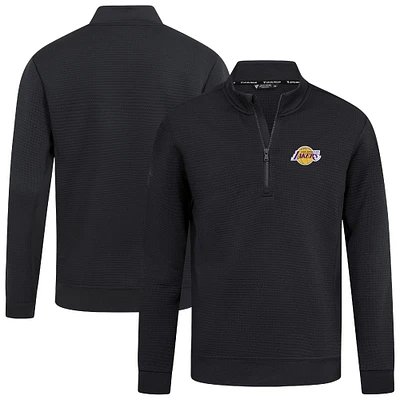 Pull noir à fermeture éclair quart de tour Accolade Cushion pour homme Levelwear Los Angeles Lakers