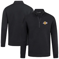 Pull noir à fermeture éclair quart de tour Accolade Cushion pour homme Levelwear Los Angeles Lakers