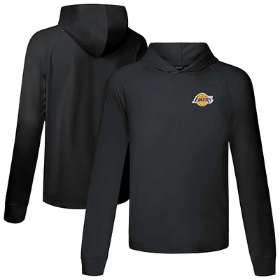 Men's Levelwear Black Los Angeles Lakers Dimension R Pullover Hoodie