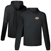 Men's Levelwear Black Los Angeles Lakers Dimension R Pullover Hoodie