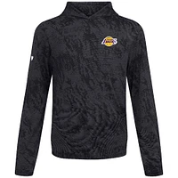 Men's Levelwear Black Los Angeles Lakers Platform Pullover Hoodie