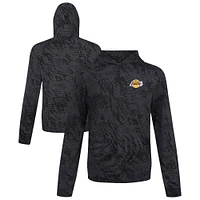 Men's Levelwear Black Los Angeles Lakers Platform Pullover Hoodie