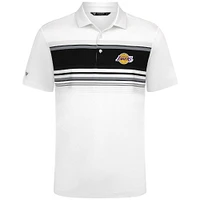 Men's Levelwear White Los Angeles Lakers Onward Polo