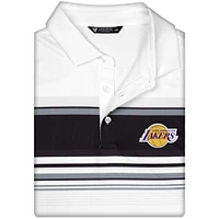 Men's Levelwear White Los Angeles Lakers Onward Polo